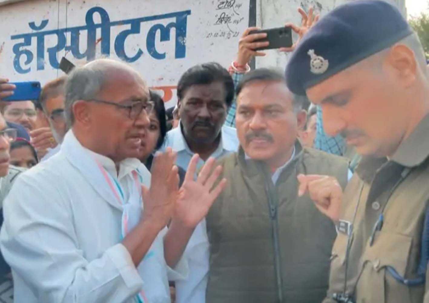 प्रशासनिक संरक्षण के चलते भयाभय हादसे की नौबत : दिग्विजय