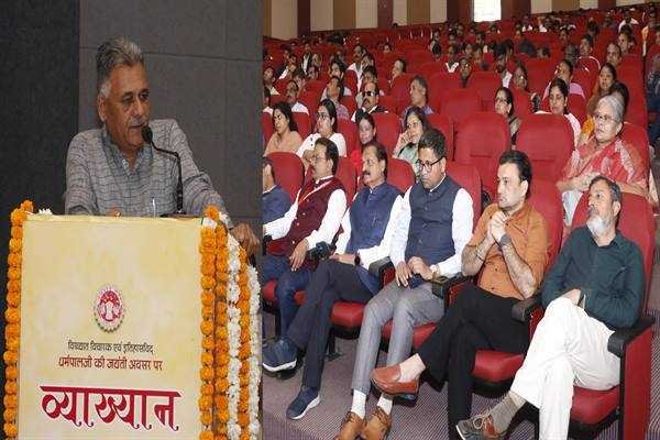 भारत को विश्वमंच पर सिरमौर बनाने के लिए स्वत्व के भाव का प्रकटीकरण आवश्यक – उच्च शिक्षा मंत्री श्री परमार