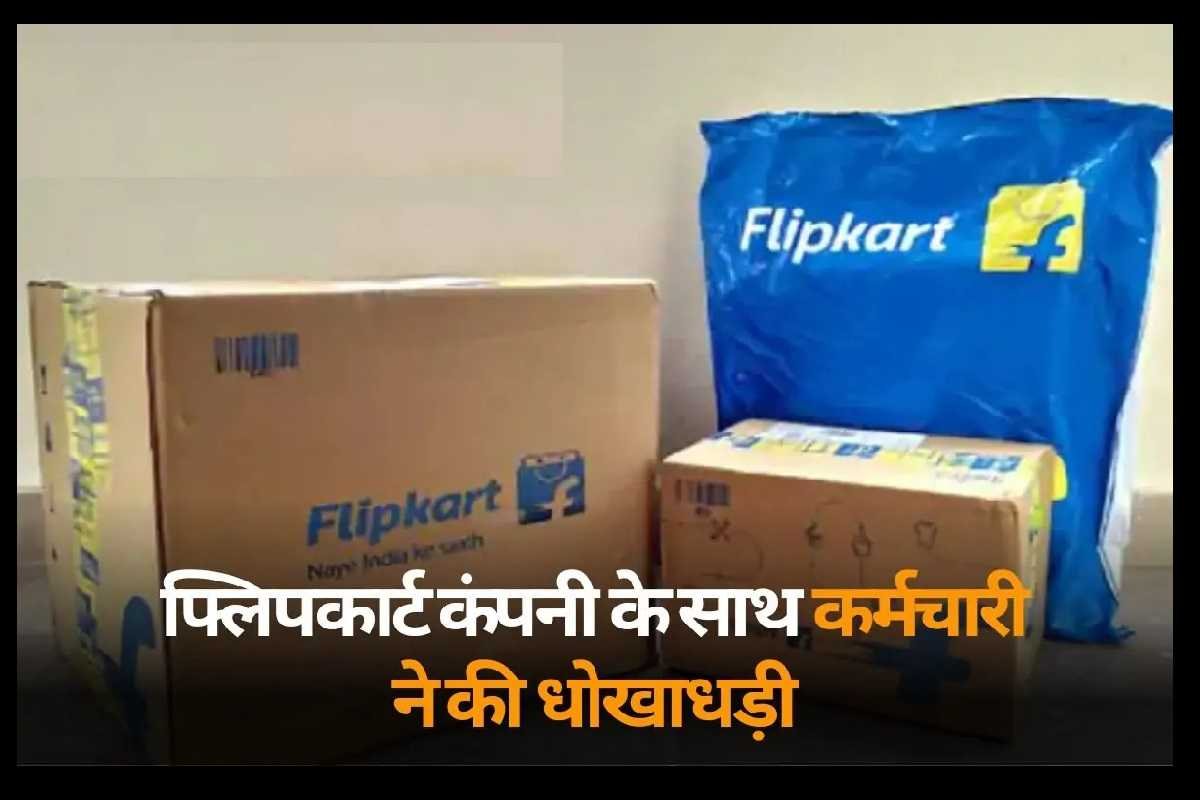 फ्लिपकार्ट कंपनी के साथ कर्मचारी ने की धोखाधड़ी, पार्सल में ईंट-पत्थर भरकर कंपनी को कर देता था रिटर्न