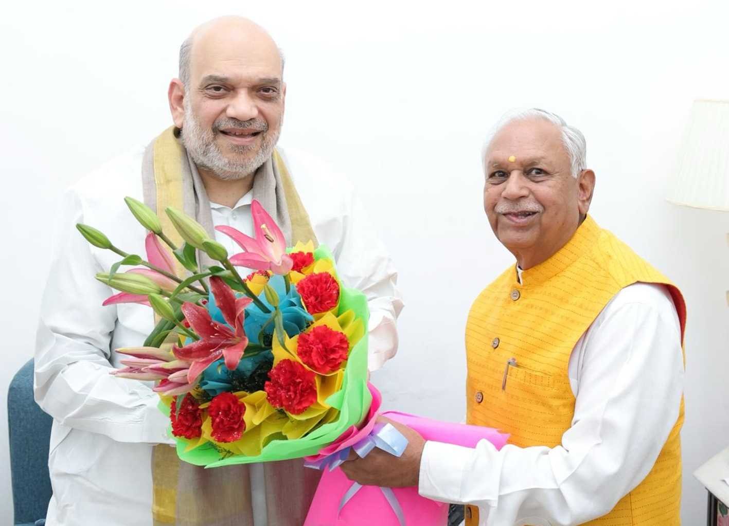 भाजपा में सदस्यता के बाद दिल्ली में गृहमंत्री शाह से मिले पचौरी