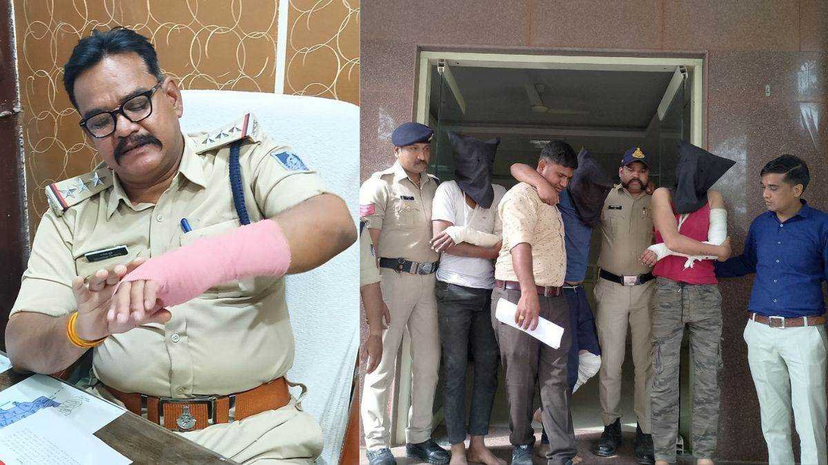 उज्जैन जिले के बड़नगर में एएसआइ से तीन बदमाशों ने छीनी पिस्टल, पुलिस ने किया गिरफ्तार