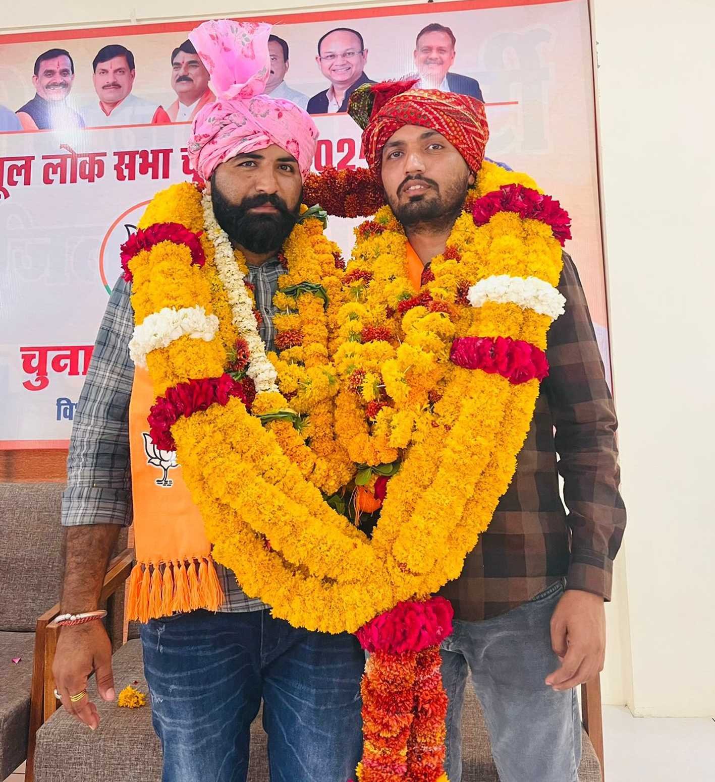 भूपेंद्र तोमर जिला महामंत्री और नीरज लाठी बने जिला उपाध्यक्ष  