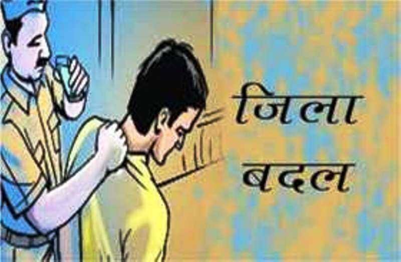 12 आरोपियों को जिलाबदर करने के आदेश  