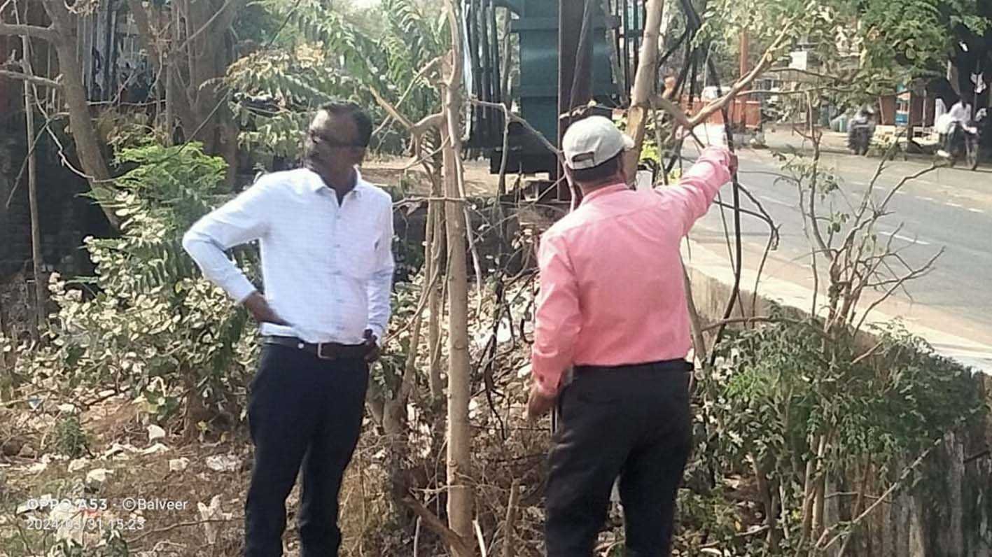 नाले से हुई छेड़छाड़
