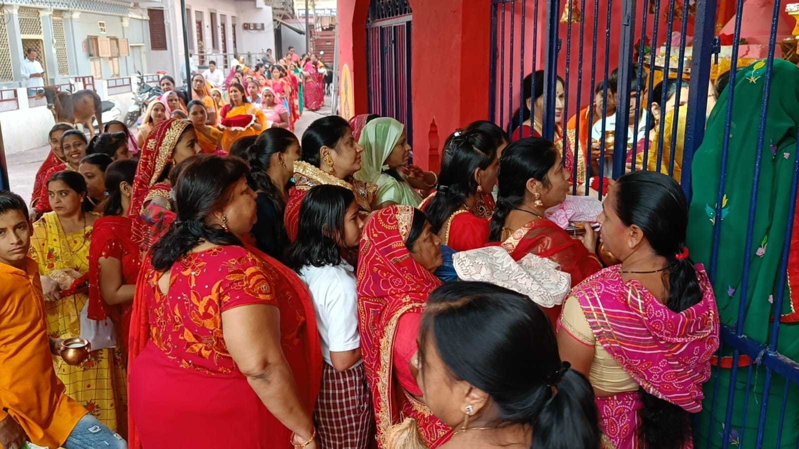 प्राचीन परंपरा अनुसार हुआ, माता शीतला का पूजन