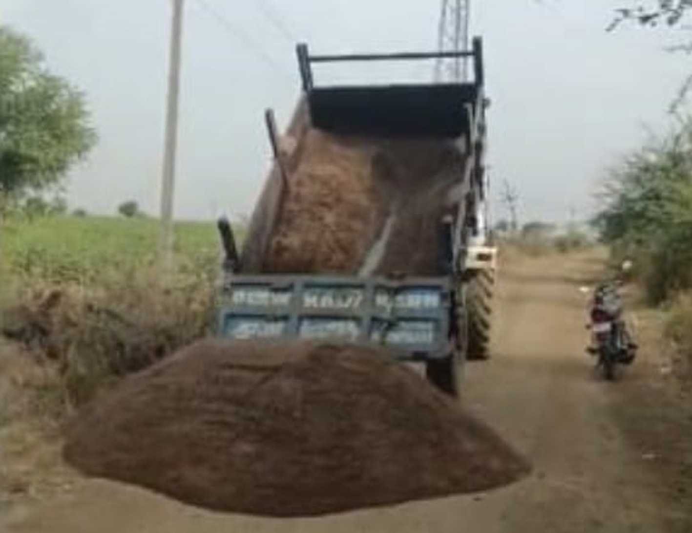 अवैध रेत परिवहन का मामला..