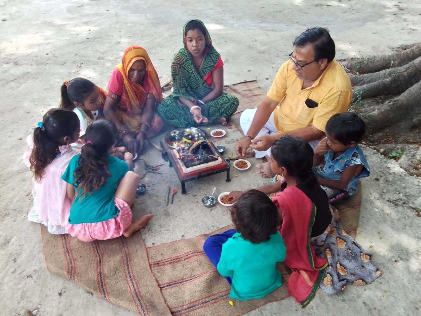 कनारदा में हुआ पंच कुंडीय गायत्री यज्ञ  