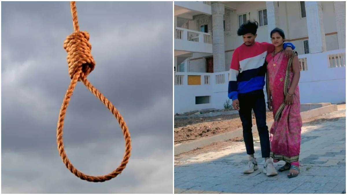 पति ने छत पर फांसी लगाई, गम में पत्‍नी ने भी इसी तरह दे दी अपनी जान