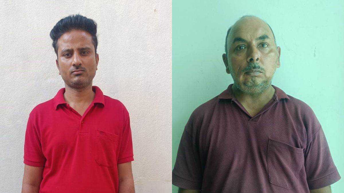 साइबर ठगों को रुपये ट्रांसफर करने के लिए फर्जी खाते खुलवाने वाला मैनेजर सहित दो गिरफ्तार