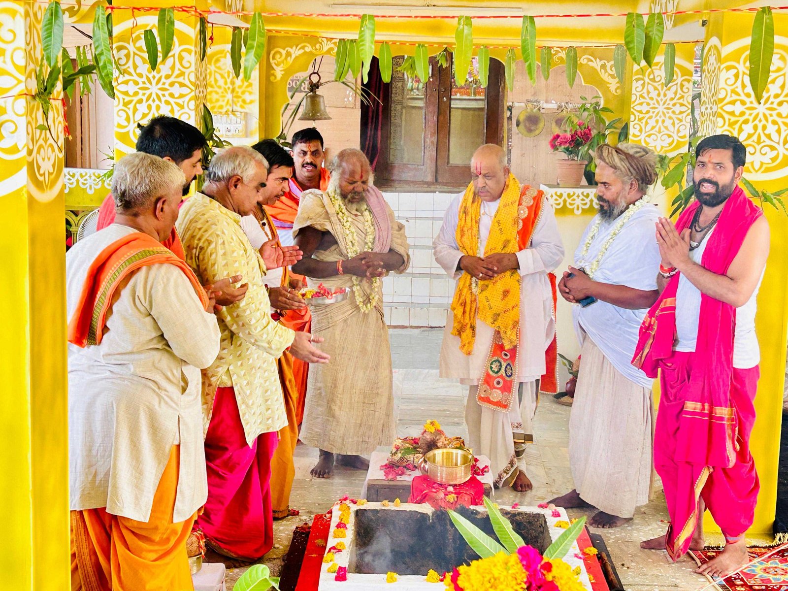 श्री सुन्दरधाम आश्रम में सात दिवसीय श्री विष्णु महायज्ञ की हुई शुरुवात