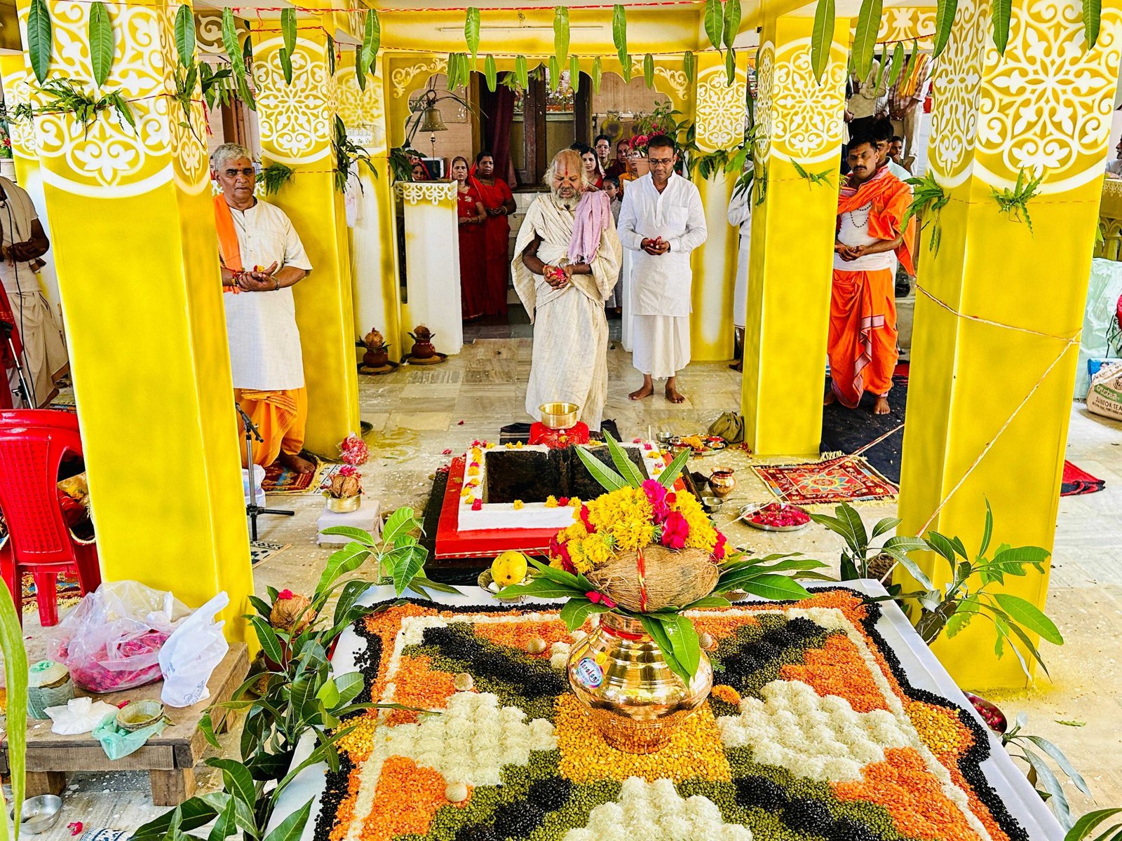 श्री सुन्दरधाम आश्रम में सात दिवसीय श्री विष्णु महायज्ञ की हुई शुरुवात