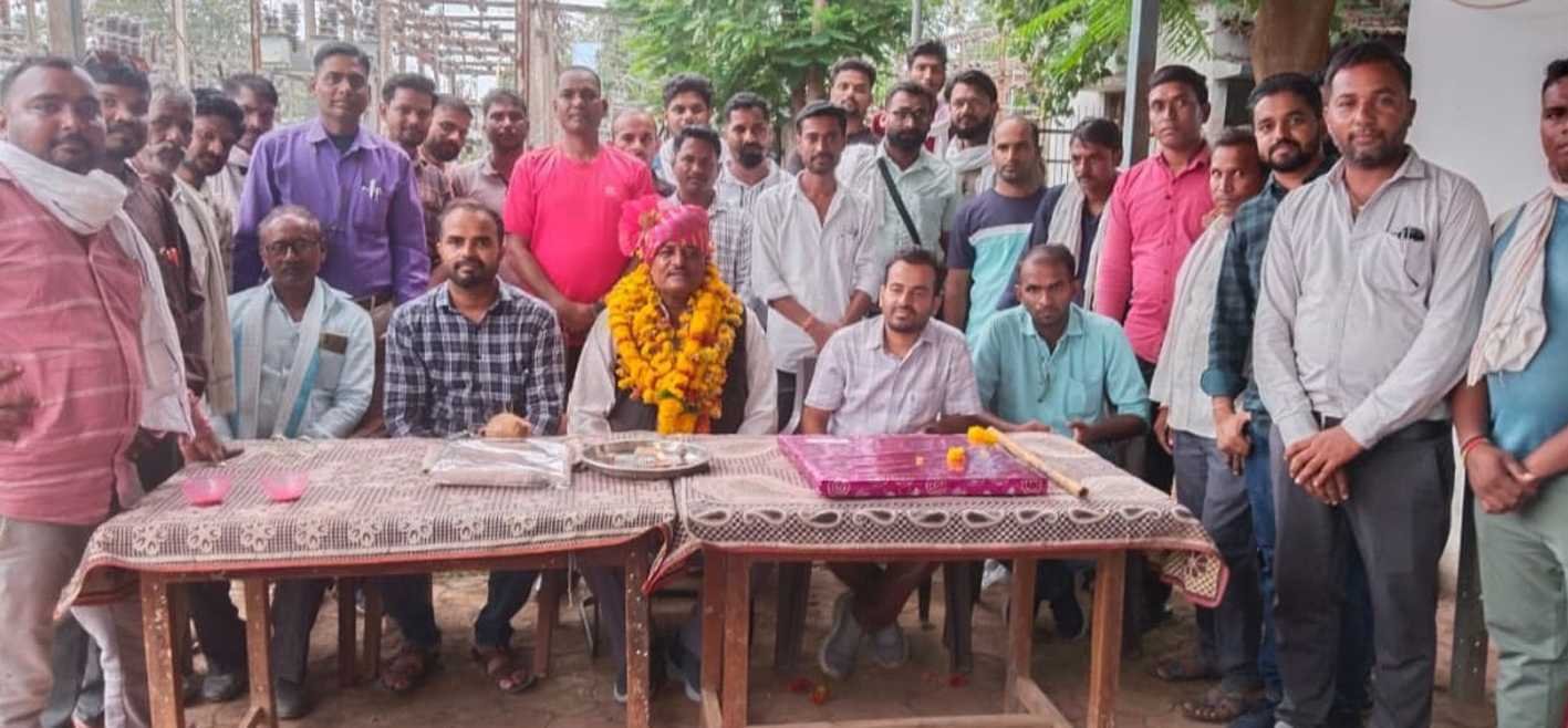 बिजली विभाग में पदस्थ शिवदास बांके हुए सेवानिवृत