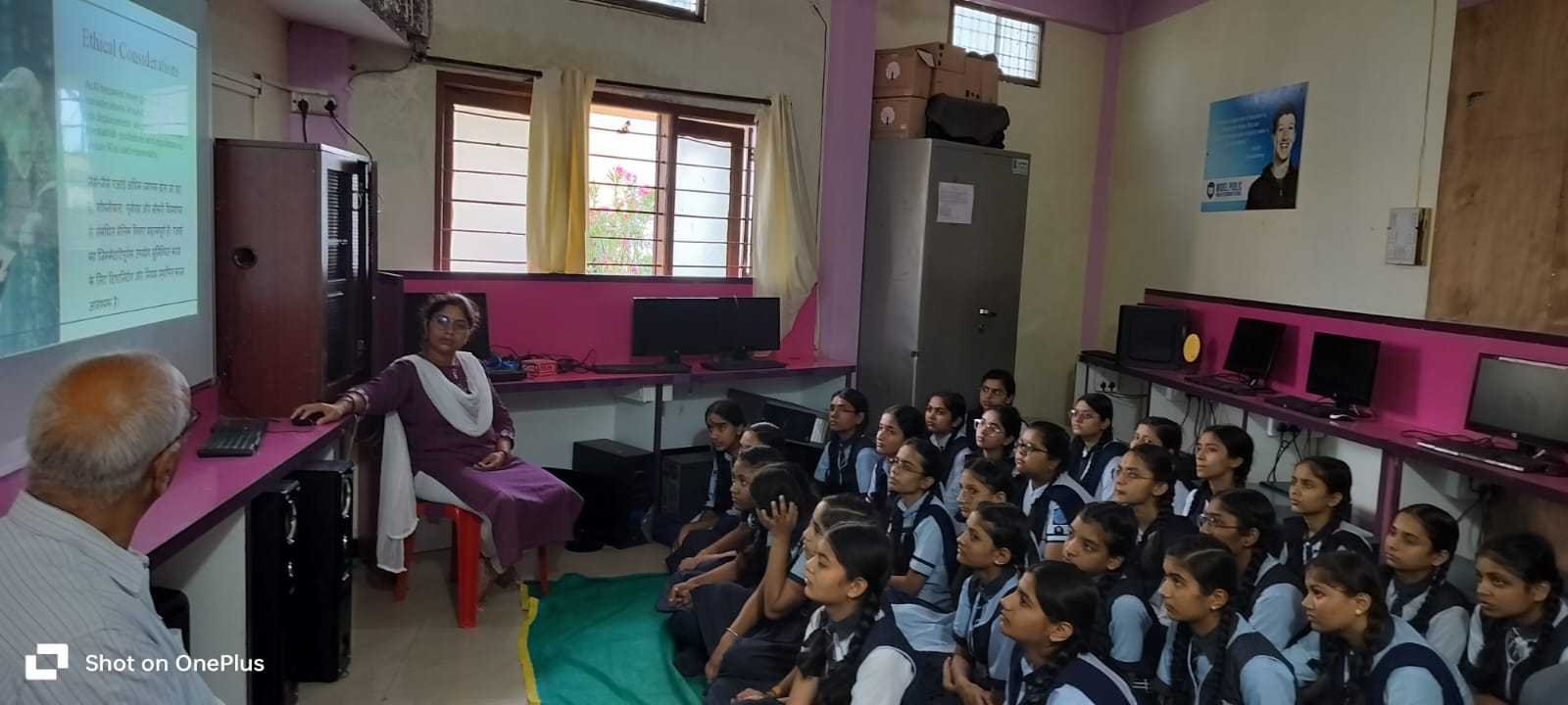 मॉडल पब्लिक हायर सेकंडरी स्कूल में हुआ कार्यशाला का आयोजन