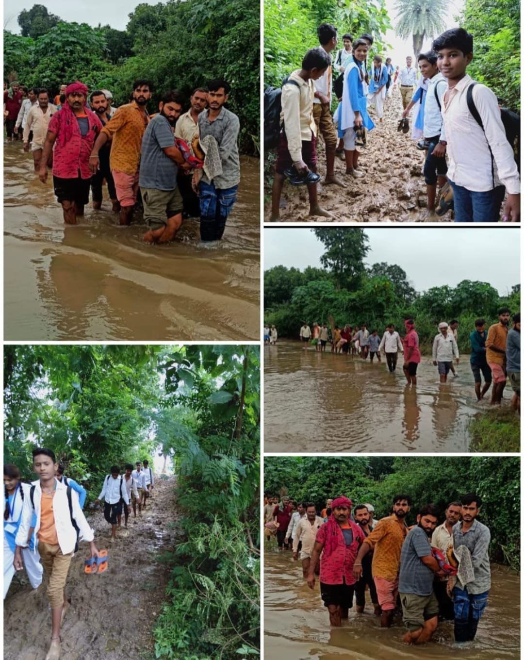 तबीयत खराब होने पर पैदल नदी पार कर ला रहे थे रास्ते में हुई मृत्यु