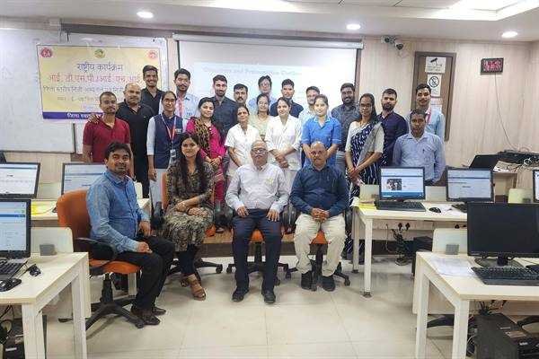 प्राइवेट अस्पतालों के स्टाफ को दिया आईडीएसपी अंतर्गत आईएचआईपी प्लेटफार्म का प्रशिक्षण