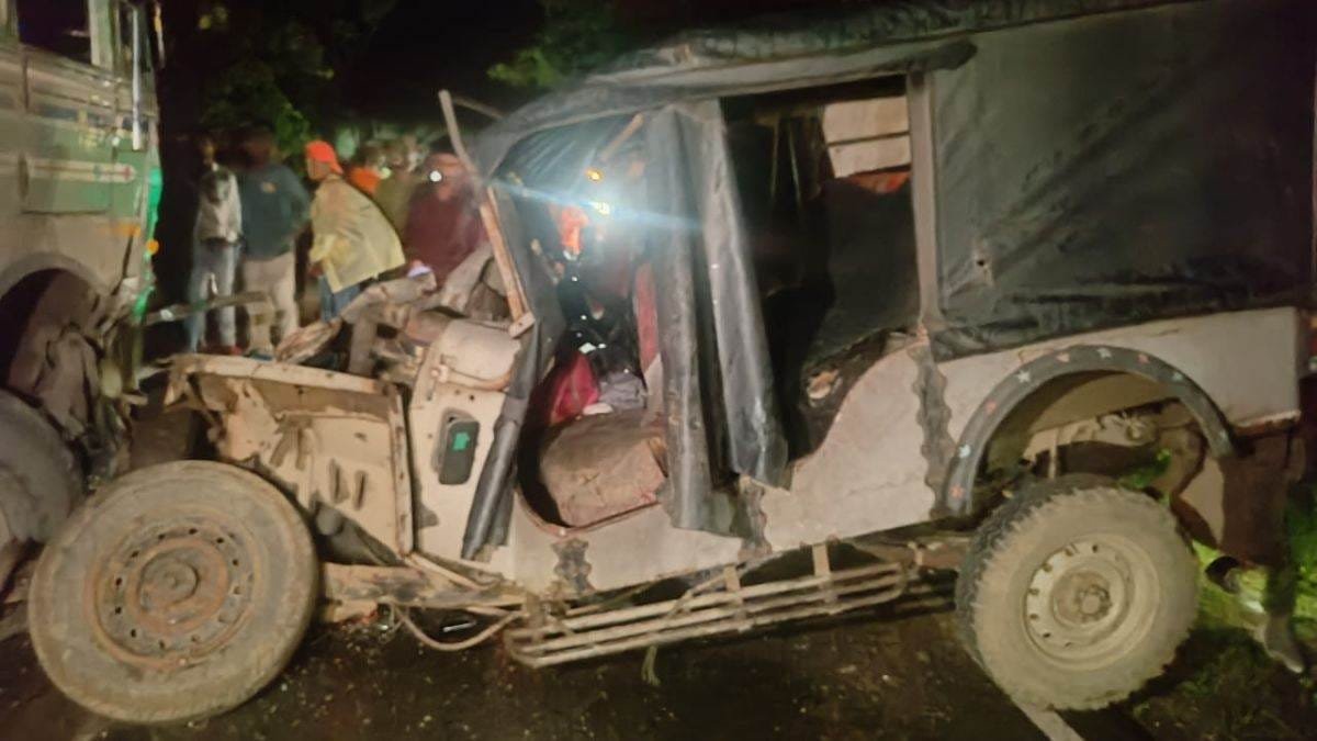 सिवनी जिले में मजदूरों से भरी जीप रांग साइड आ रहे ट्रक से टकराई, दो महिलाओं की मौत और 5 घायल