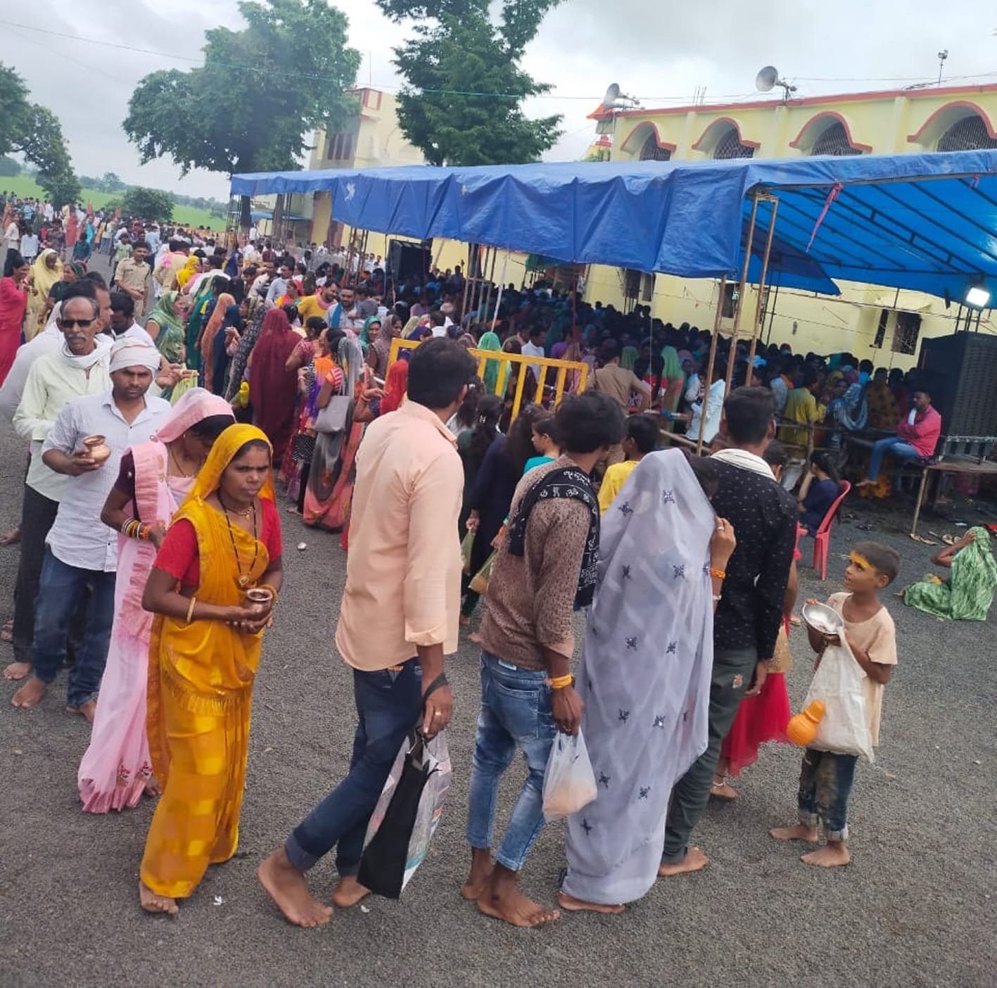 धर्म रक्षा समिति ने निकाली कावड़ यात्रा