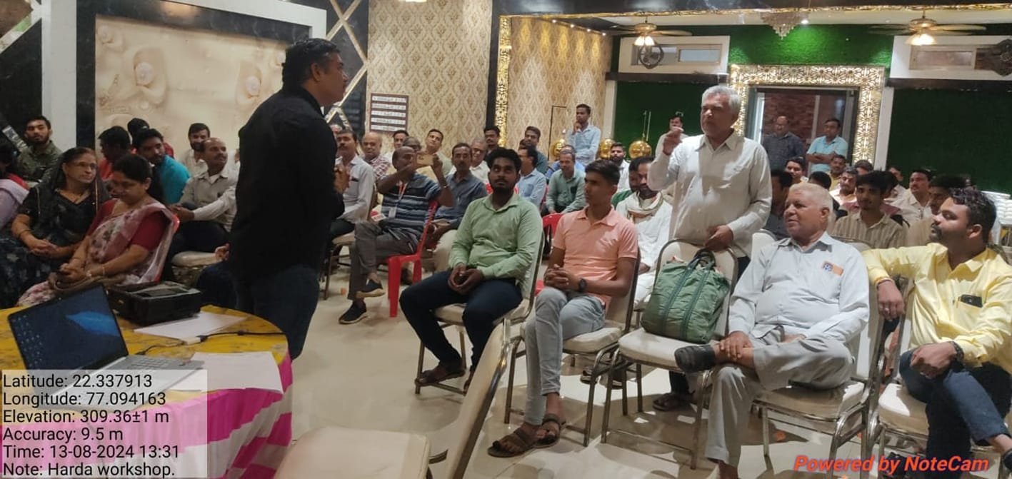 नर्मदा के तटवर्ती क्षेत्र को विकसित करने हुई कार्यशाला