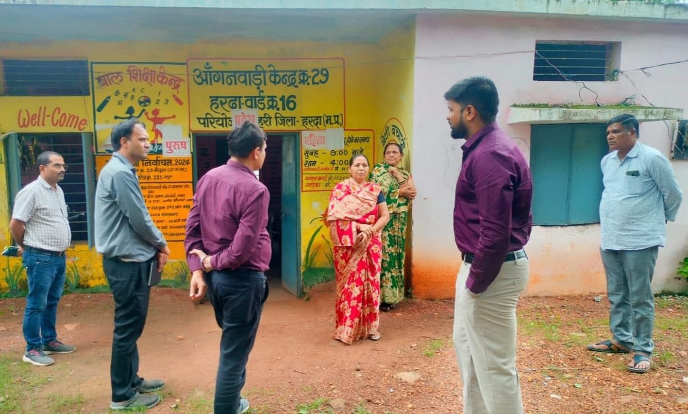जिप सीईओ ने आंगनवाड़ी केन्द्रों का किया औचक निरीक्षण  