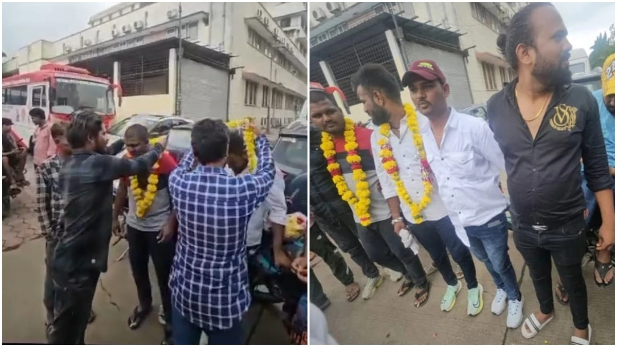 एंबुलेंस गैंग फिर सक्रिय… चाकूबाजी के बाद जेल से छूटे बदमाश ने एमवाय अस्‍पताल परिसर में काटा केक