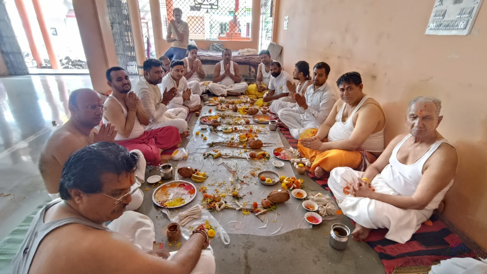 सर्व ब्राह्मण समाज संगठन ने मनाया श्रावणी उपाकर्म 