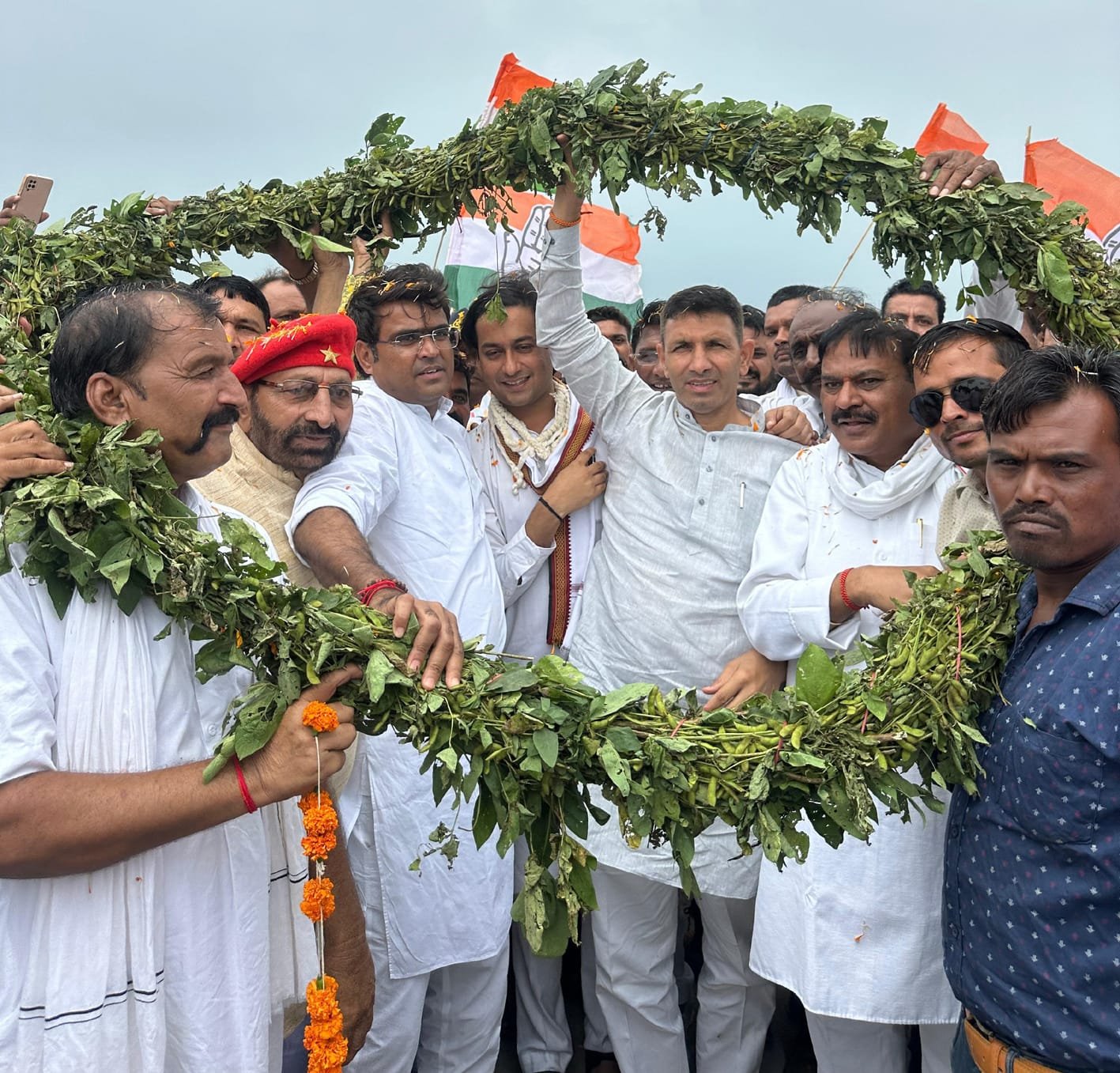 कांग्रेस प्रदेश अध्यक्ष का किया स्वागत