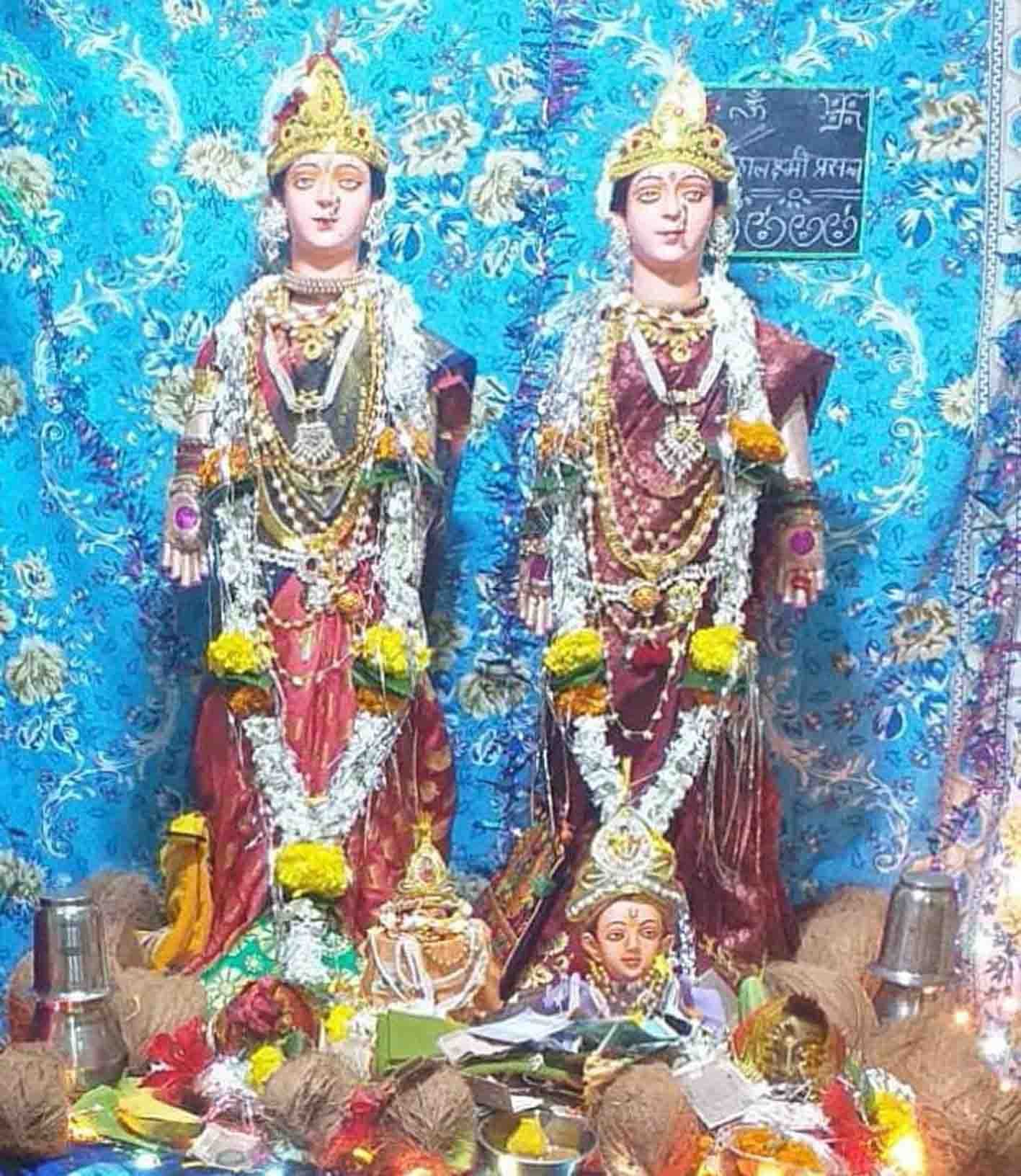 श्री जेष्ठागौरी पूजन का तीन दिवसीय कार्यक्रम