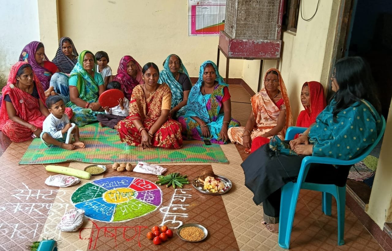 पोषण माह के तहत पोषण जागरूता कार्यक्रम संपन्न