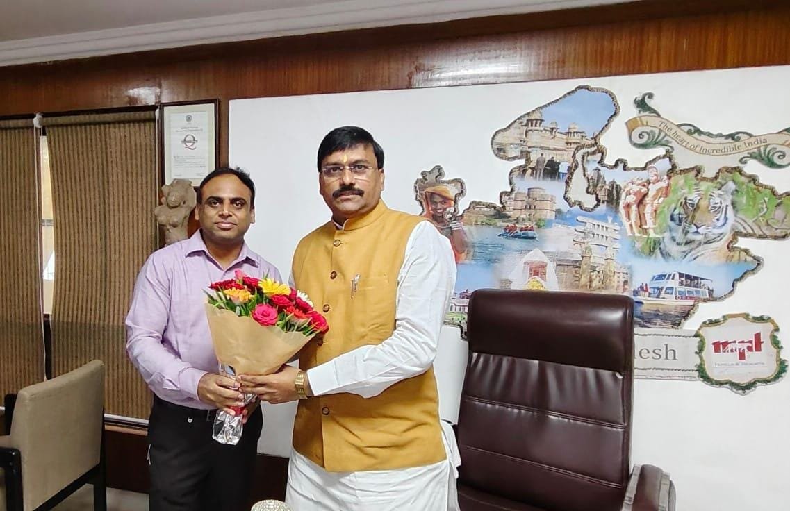 मंत्री श्री लोधी ने किया मध्यप्रदेश राज्य पर्यटन विकास निगम के अध्यक्ष पद का कार्यभार ग्रहण