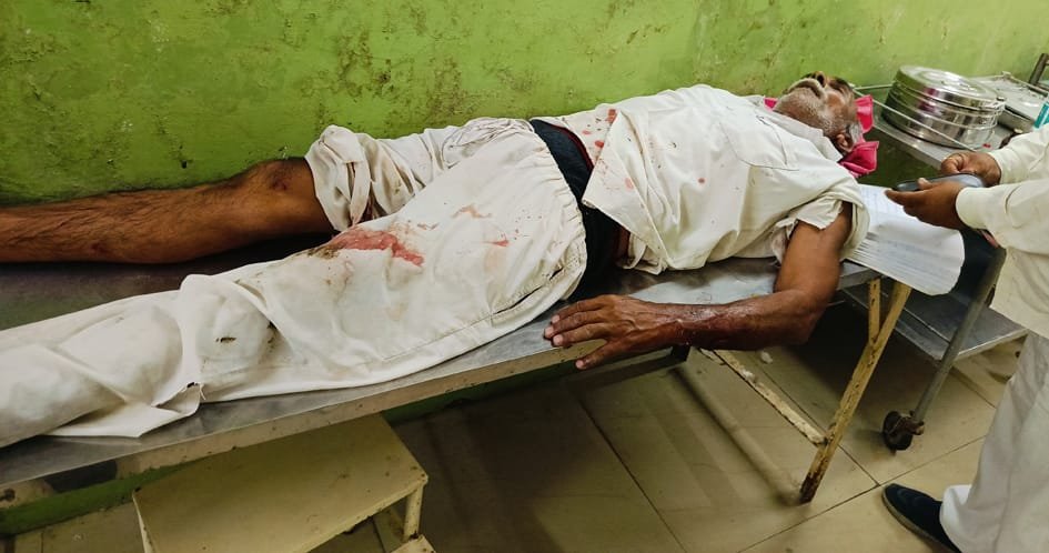 बुजुर्ग पर शियार ने किया हमला