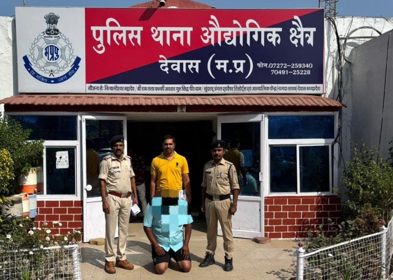 टोल ऑफिस में तोडफ़ोड़ करने वाले बदमाश को थाना औद्योगिक क्षेत्र पुलिस ने किया गिरफ्तार