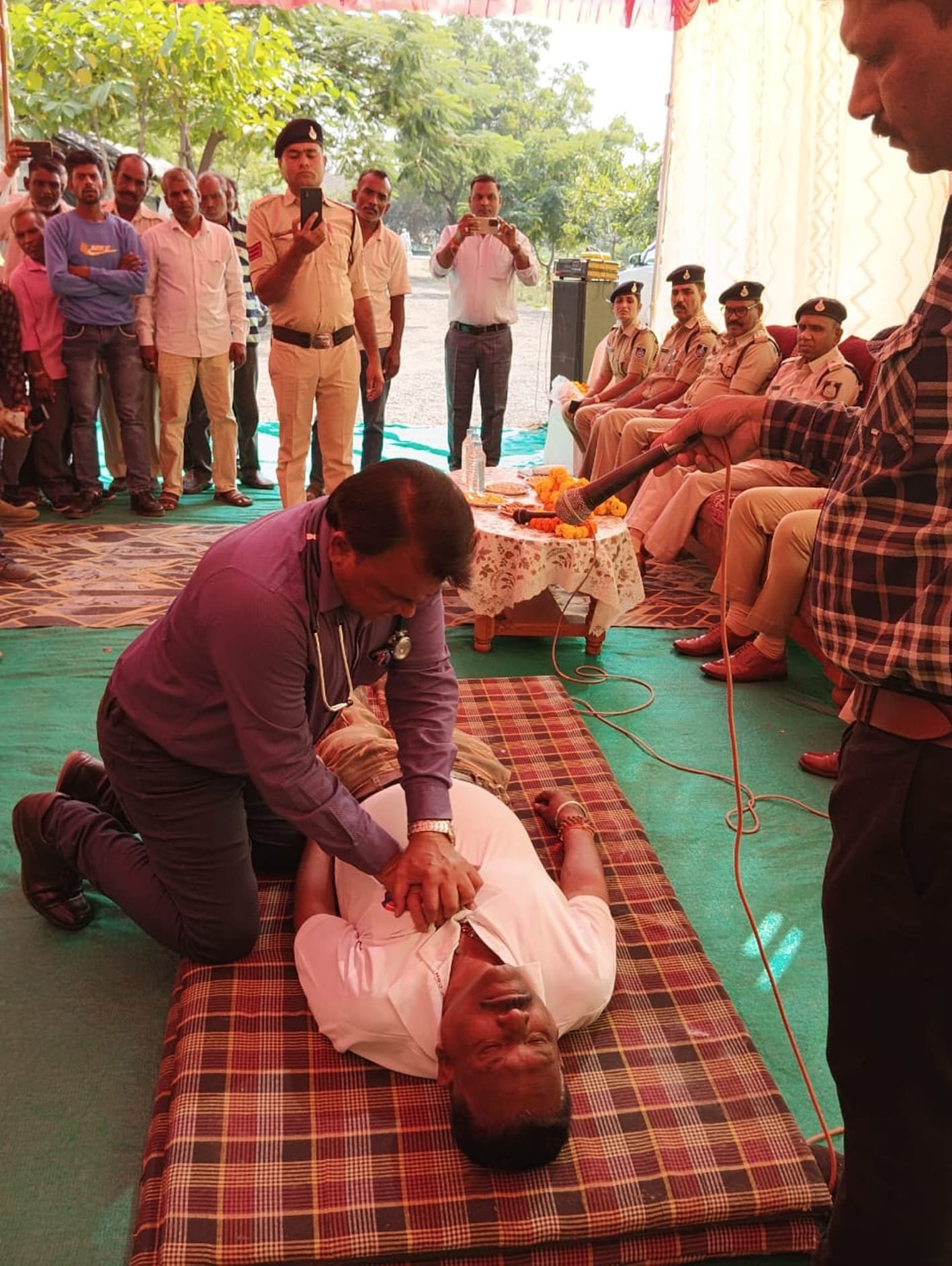 नगर रक्षा समिति का पुलिस प्रशिक्षण कार्यक्रम संपन्न