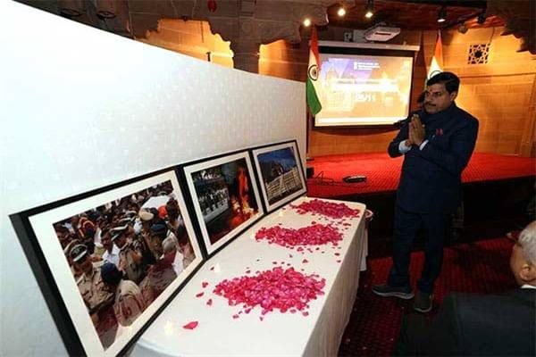 मुख्यमंत्री डॉ.यादव ने 26/11 के शहीदों को दी श्रद्धांजलि यूके के इंडिया हाउस में स्मृति समारोह में हुए शामिल