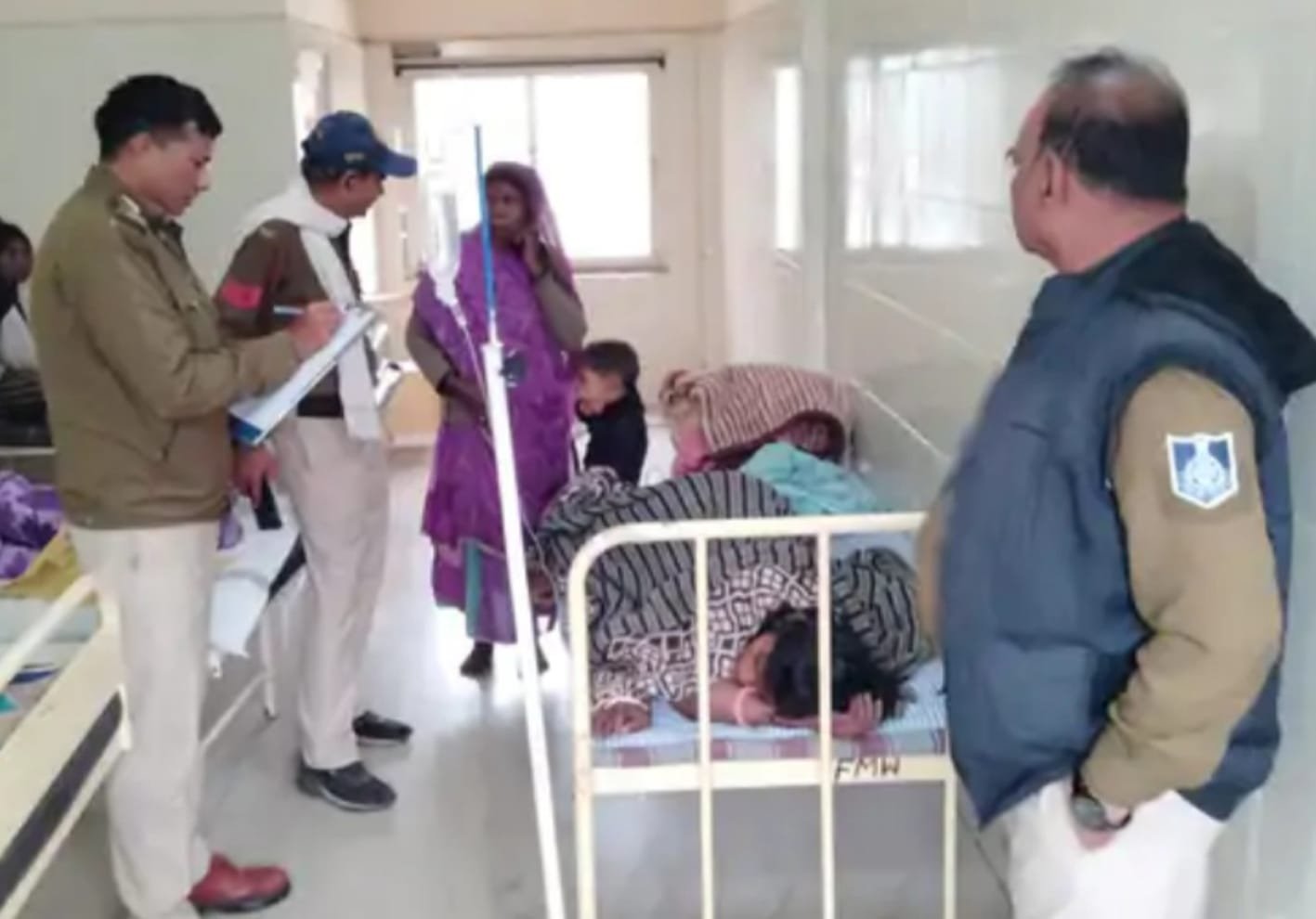 शराबी पति ने पत्नी को किया आग के हवाले