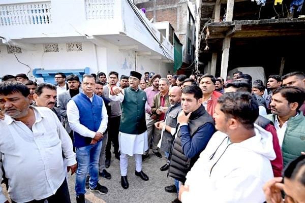 मंत्री श्री सारंग ने श्री खेड़ापति हनुमान कॉरिडोर छोला के रिंग रोड का किया निरीक्षण
