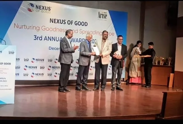 देवास जिले को मिला नेक्सस ऑफ गुड अवार्ड