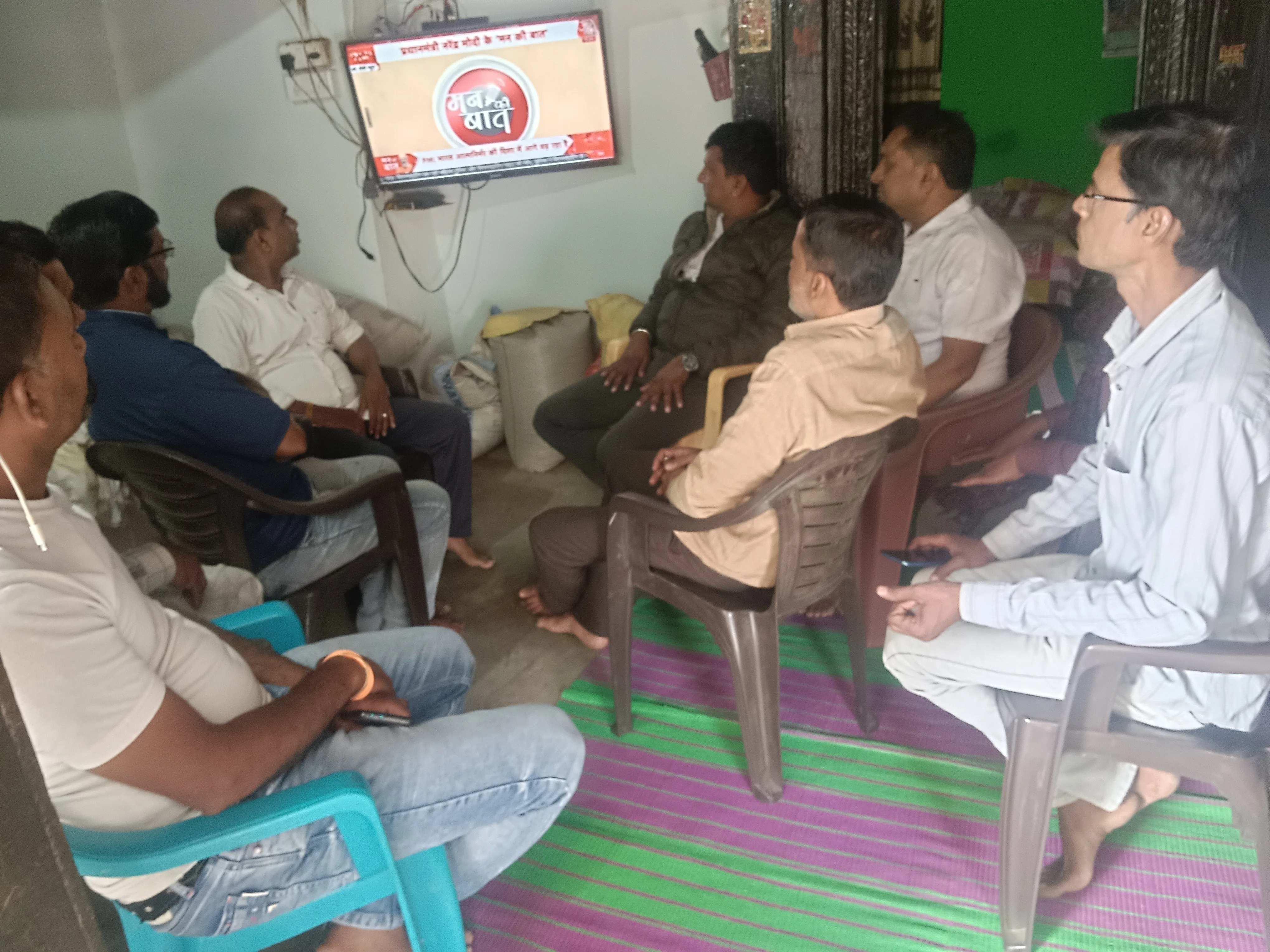 प्रधानमंत्री मोदी के ‘मन की बातÓ कार्यक्रम का हुआ प्रसारण  