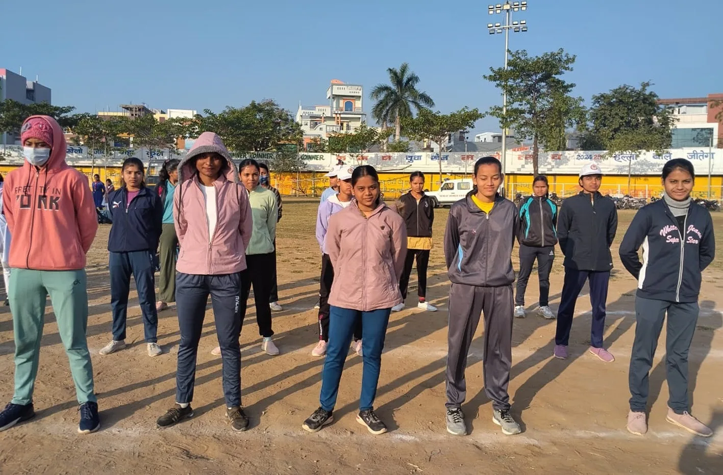 गणतंत्र दिवस परेड में शामिल होने उत्साहित हैं शौर्या दल की बालिकाएं