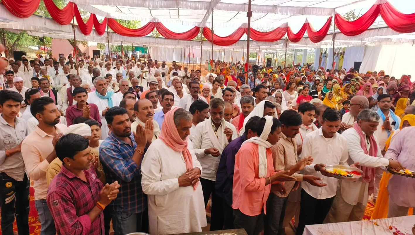 कथा के समापन पर आज होगा विशाल भंडारा