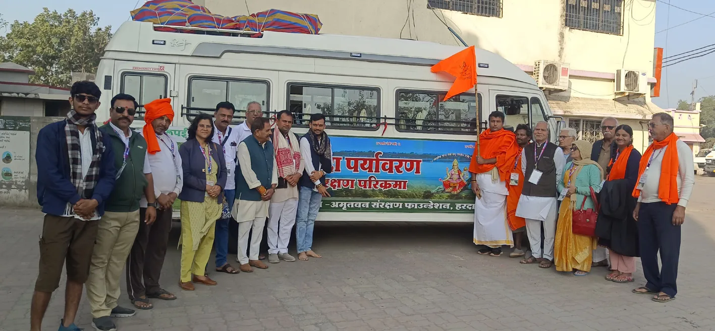 आज बड़वाह आएगी नर्मदा पर्यावरण संरक्षण यात्रा