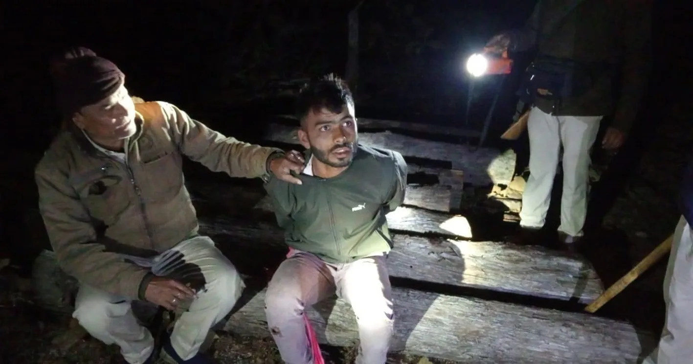 डेढ़ लाख की सागौन के साथ आरोपी गिरफ्तार