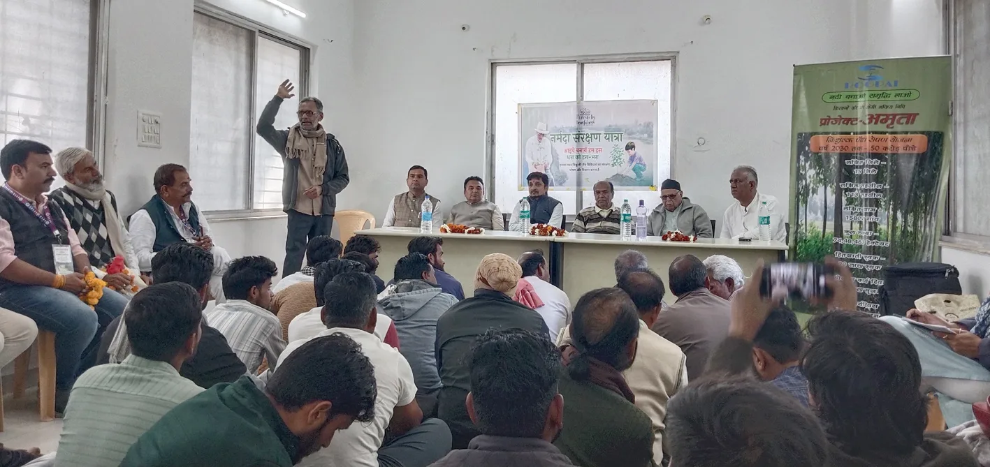 मां नर्मदा का दूध पीएं खून नहीं : गुरूप्रसाद शर्मा