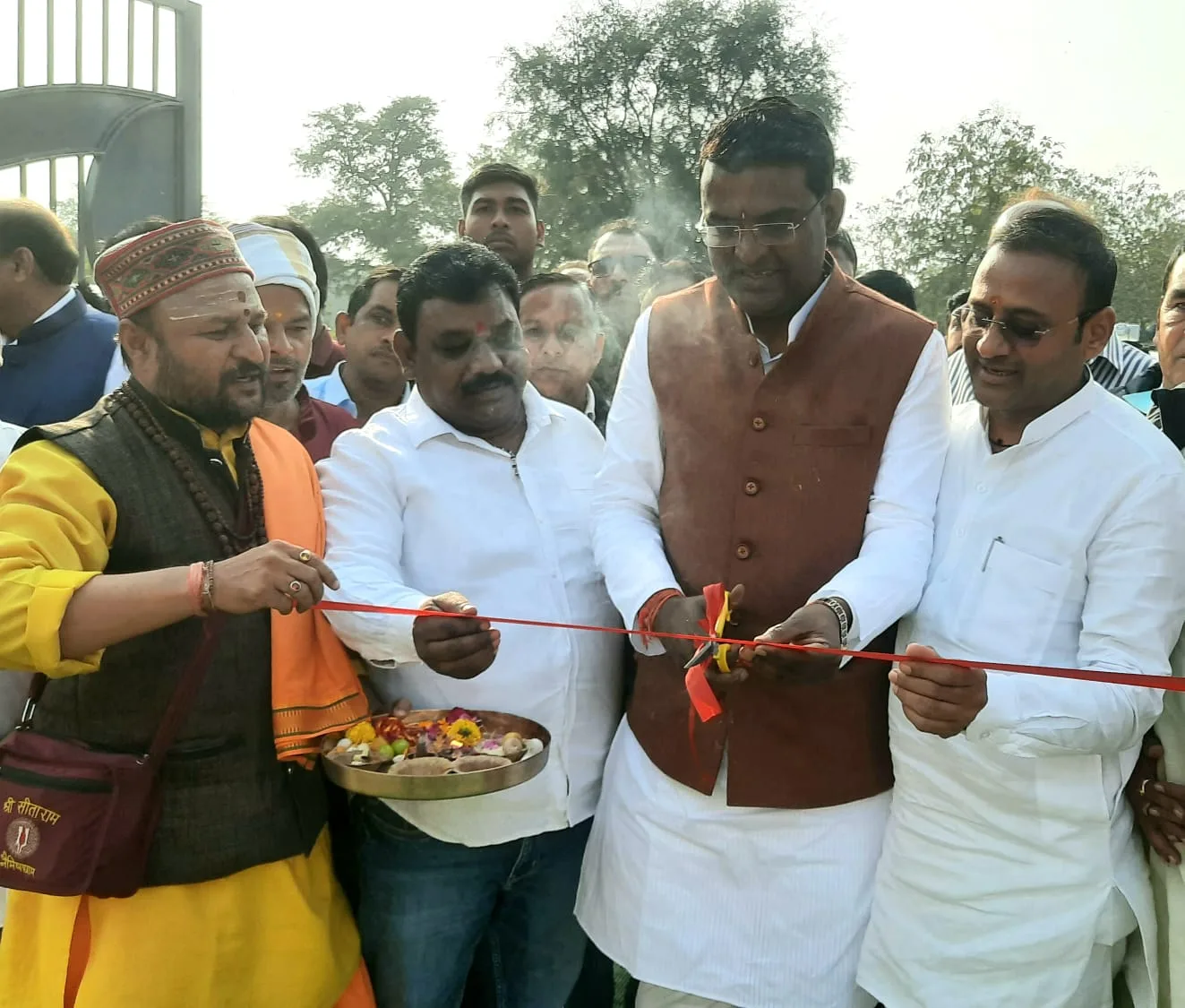 जयंती माता क्षेत्र में नवनिर्मित नगर वन का राज्य मंत्री अहिरवाल ने किया लोकार्पण
