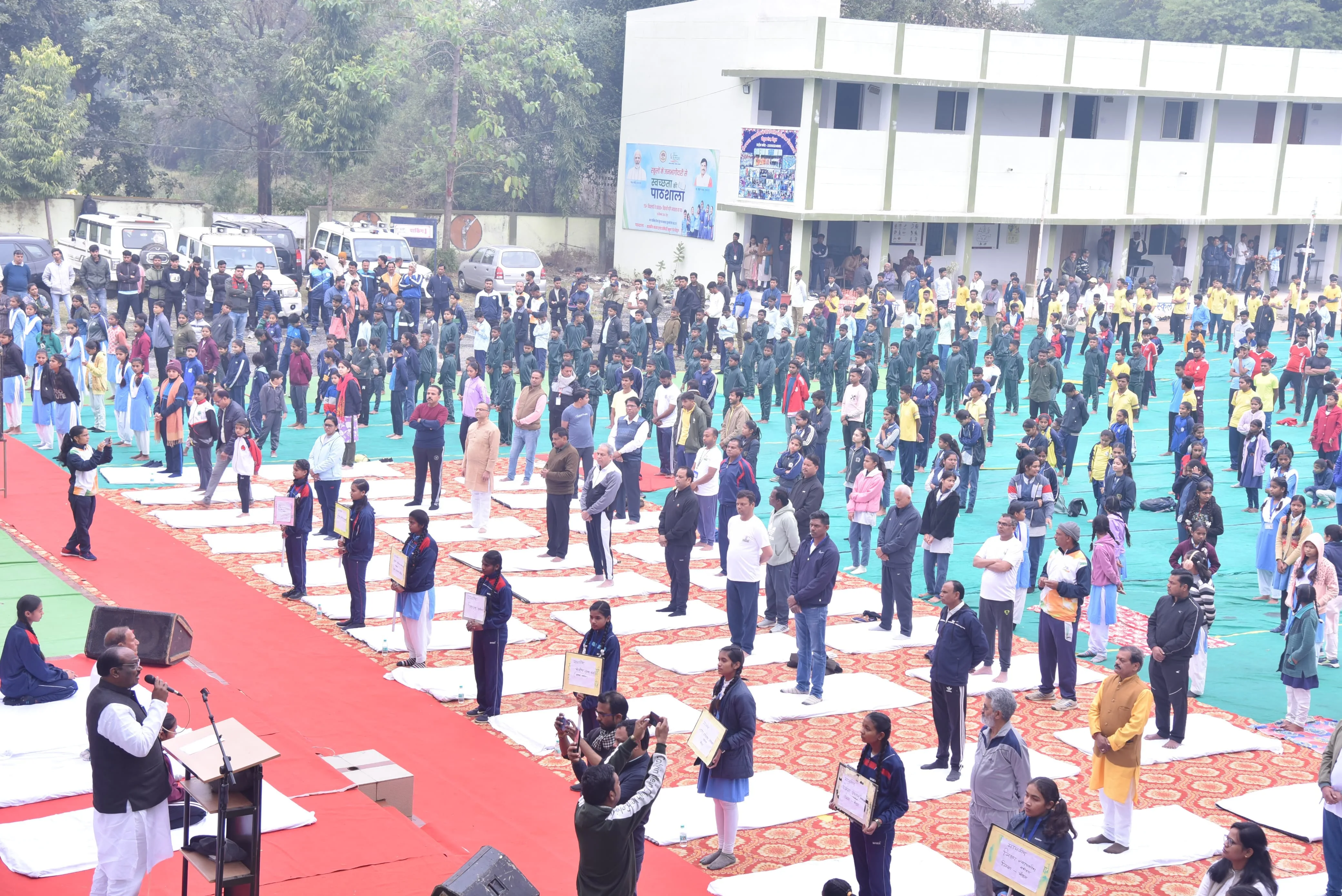 प्रतिदिन सूर्य नमस्कार से हमारा शरीर, मस्तिष्क और विचार होते हैं मजबूत और पुष्ट : केंद्रीय मंत्री श्री उईके