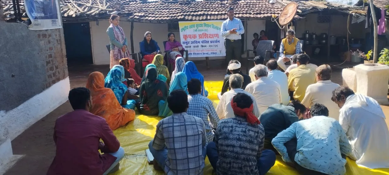 भंवरदी व जूनापानी में कृषक प्रशिक्षण कार्यक्रम सम्पन्न