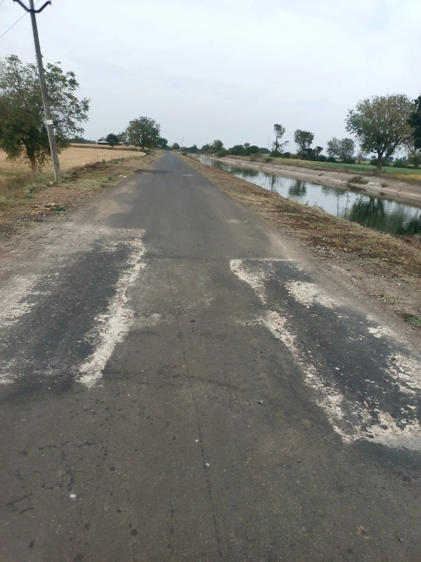 मंडी निधि से बनी सड़क भ्रष्टाचार की भेंट चढ़ी