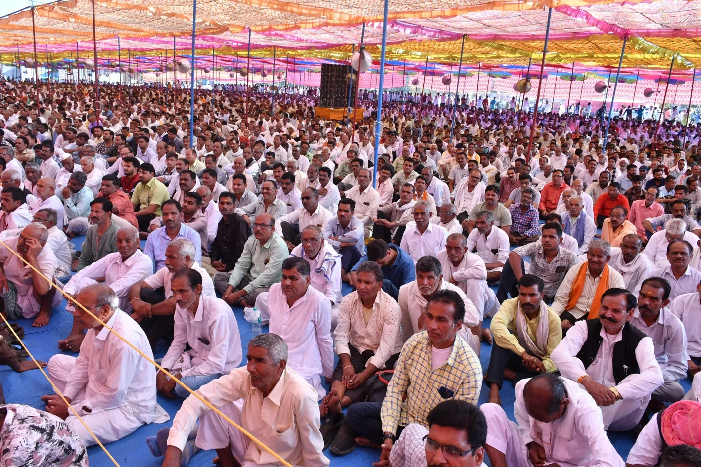 कमल किशोर नागर की भागवत कथा में अंतिम दिन उमड़ा भक्तों का जनसैलाब