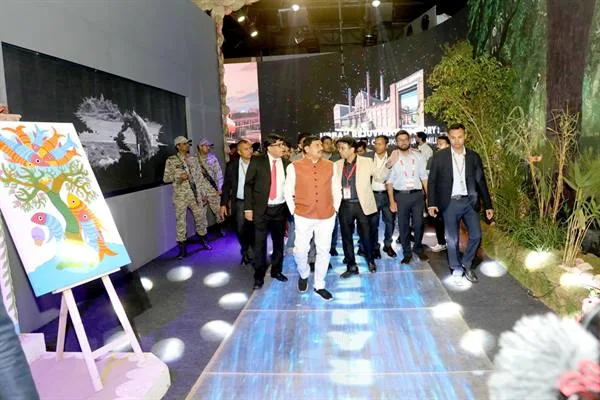 मुख्यमंत्री डॉ. यादव ने राष्ट्रीय मानव संग्रहालय परिसर में ग्लोबल इन्वेस्टर्स समिट आयोजन स्थल का किया अवलोकन