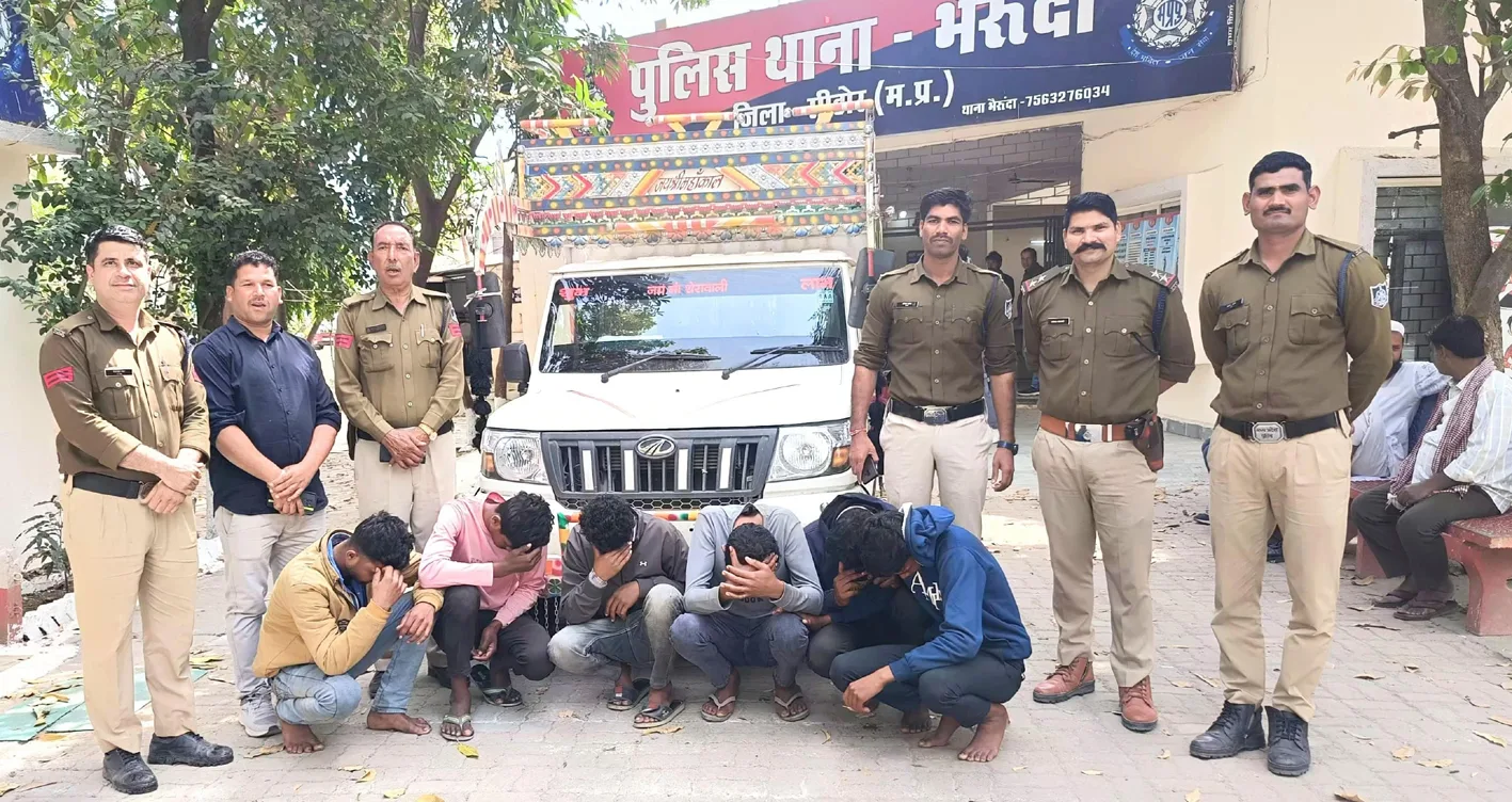 तौल कांटे में सेटिंग कर अनाज की चोरी करने वाला गिरोह पुलिस गिरफ्त में