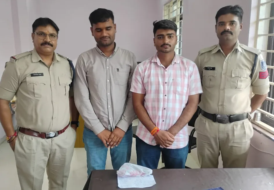 ग्राम नहालखेड़ा में गोली चलाकर दहशत फैलाने वाले दोनों आरोपी गिरफ्तार